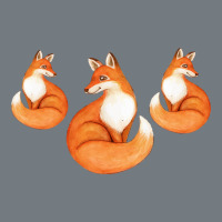 Three Little Foxes In Fox Family I Gift Heavyweight Sweatshirt | Teevron