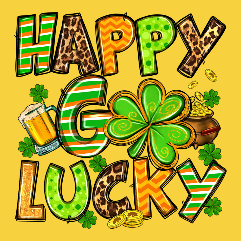 St. Patrick's Happy Go Lucky Premium Sweatshirt by OliviaCreatesArt | Teevron