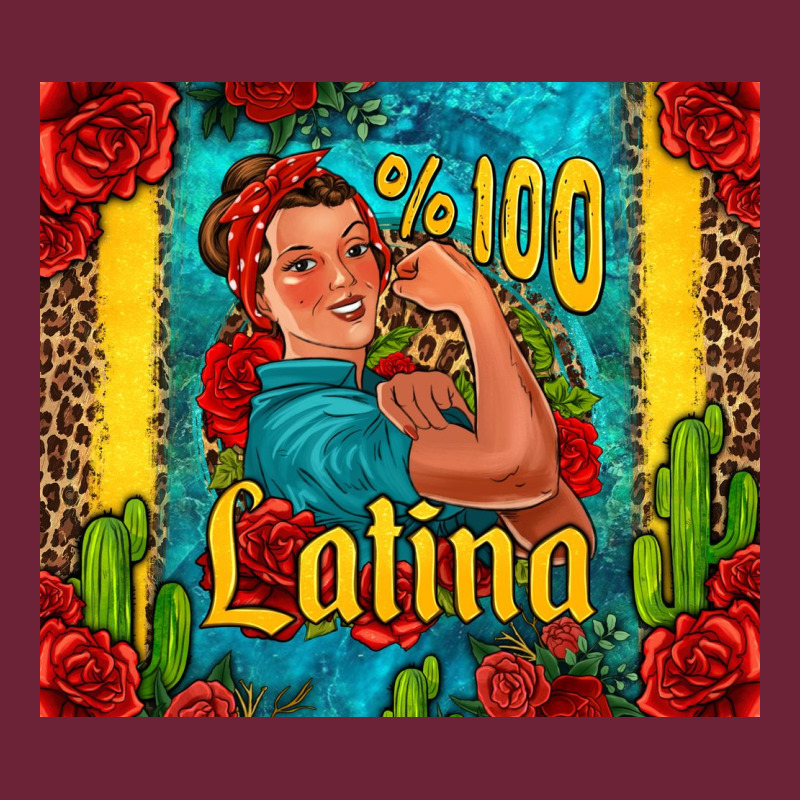 Hundred Percent Latina Strong Woman Long Sleeve Tee by Jasminsmagicworld | Teevron