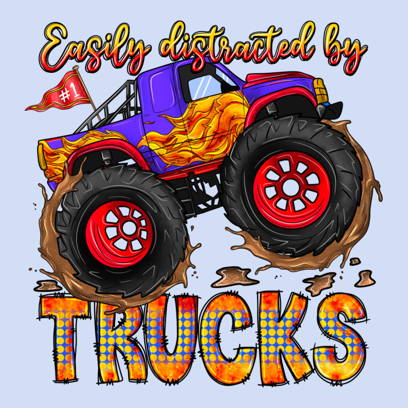 Easily Distracted By Trucks Urban Hoodie by CowhideDigitalArt | Teevron
