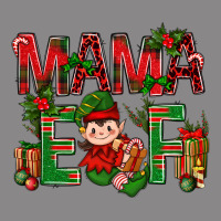 Mama Elf With Gift Christmas Vintage Tee | Teevron