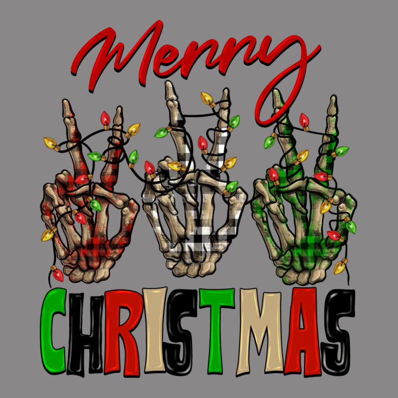 Merry Christmas Skeleton Hands Vintage Tee by NancyCooperArtShop | Teevron