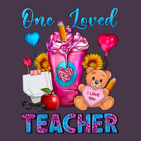 One Loved Teacher Valentines Day Cold Drink Frappe Heavyweight Hoodie | Teevron