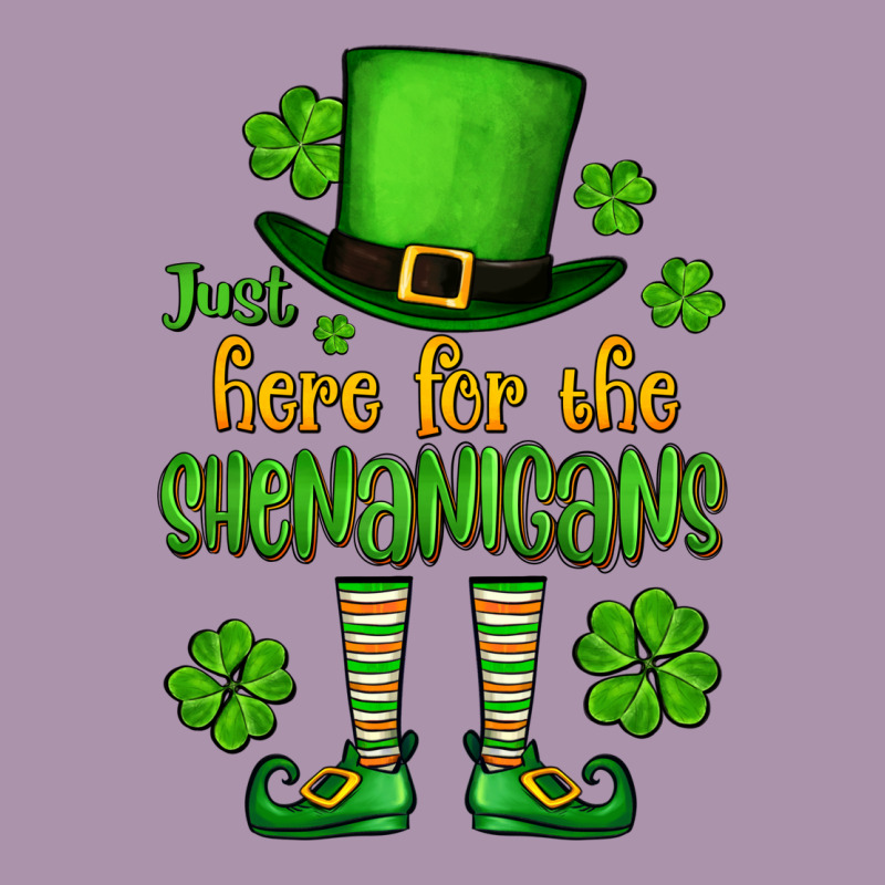 Just Here For The Shenanigans St. Patrick's Heavyweight Hoodie by OliviaCreatesArt | Teevron