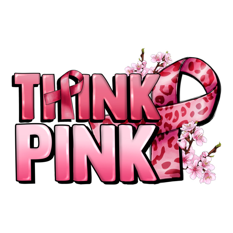 Think Pink Cancer Awareness Premium Sweatshirt by FaDigitalArtStudio | Teevron