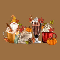 Fall Gnome Coffee Cups Vintage Tee | Teevron