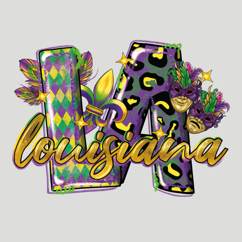 Louisiana Leopard Mardi Gras 12 Inches 300 Dpi Zipper Hoodie by CowGirlArtShop | Teevron