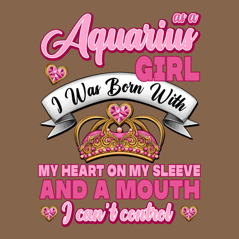 As A Aquarius Girl I Was Born With My Heart On My Sleeve And A Mouth Premium Tee by Jasminsmagicworld | Teevron