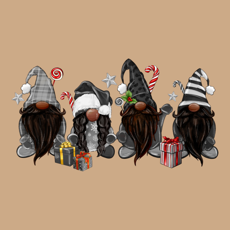 Grey Christmas Afro Gnomies Vintage Hoodie by MaliasSmallBusiness | Teevron