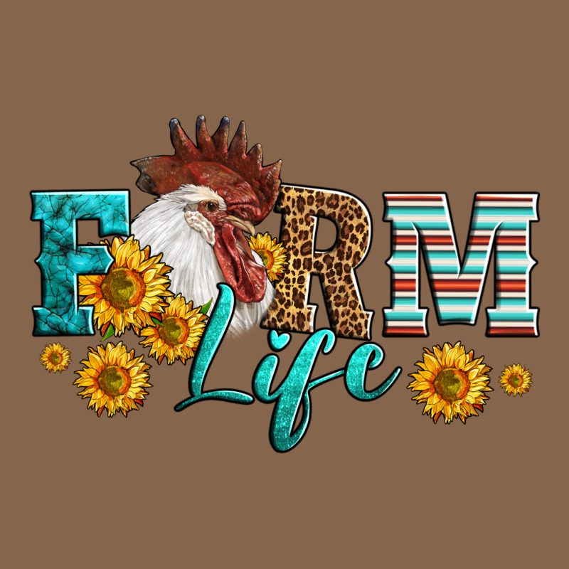 Western Farm Life Rooster Head Premium Tee by LillyAllenDesigns | Teevron