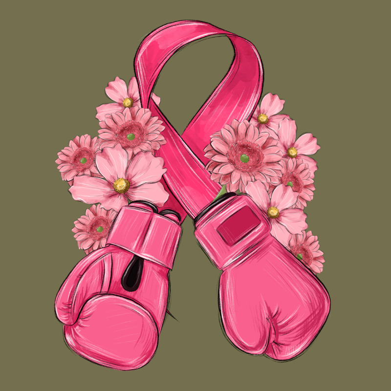Breast Cancer With Boxing Gloves Vintage Hoodie by MaliasSmallBusiness | Teevron