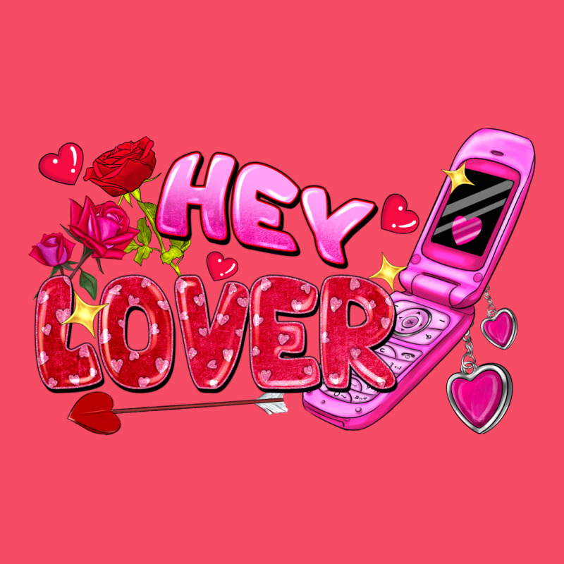 Hey Lover Flip Phone Valentine's Day Premium Sweatshirt by FaDigitalArtStudio | Teevron