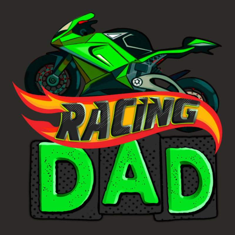 Racing Dad With Racing Motorcycle Heavy Core Tee by AdoDesignShop | Teevron