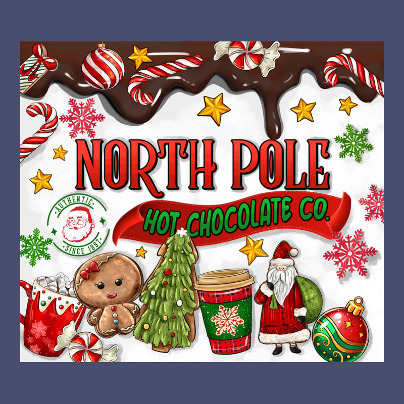 North Pole Hot Chocolate Christmas Vintage Tee by MaliasSmallBusiness | Teevron