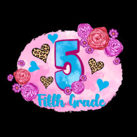 Back To School Flowers Fifth Grade 3200x2400 Ladies Tee | Teevron