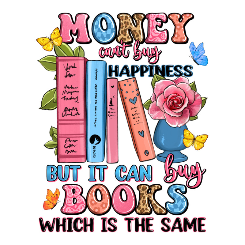 Money Can't Buy Happiness But It Can Buy Books Whi Urban Heavy Tee by JahusDesignShop | Teevron