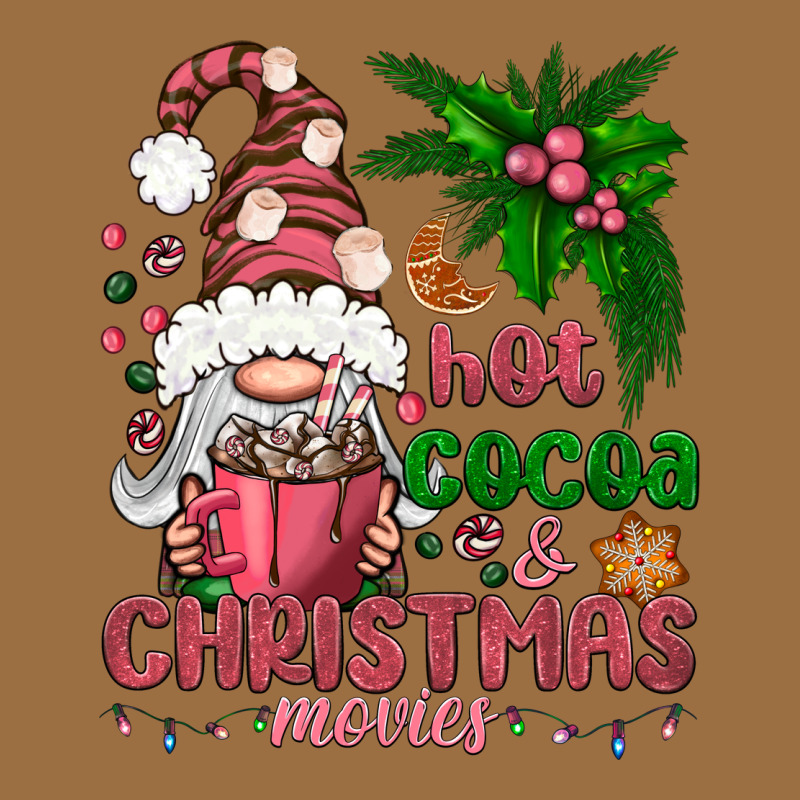 Pink Christmas Hot Cocoa And Christmas Movies Vintage Tee by NancyCooperArtShop | Teevron