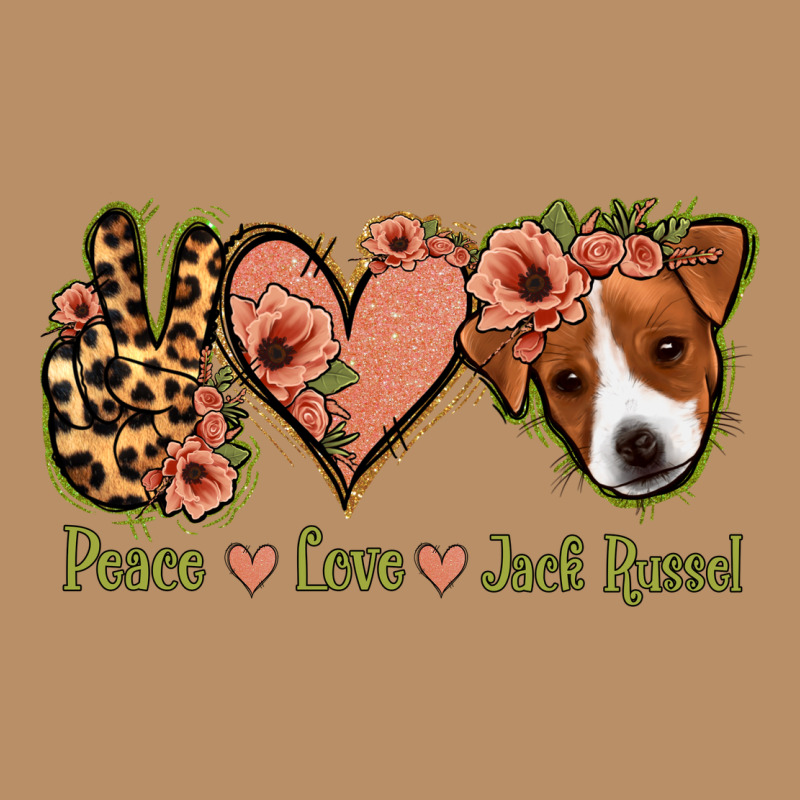 Peace Love Jack Russel Vintage Hoodie by Jasminsmagicworld | Teevron
