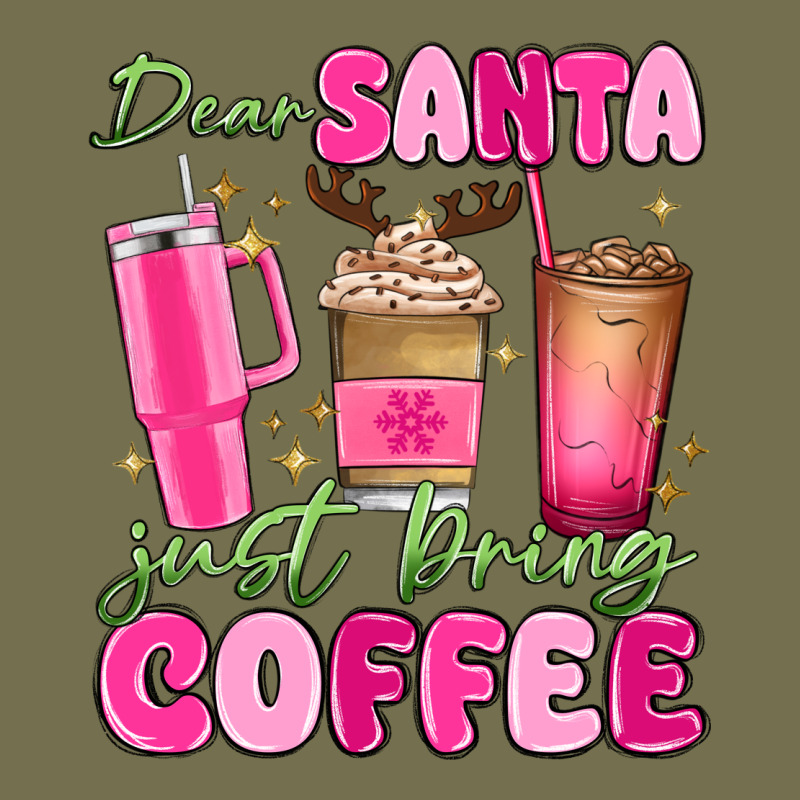 Dear Santa Just Bring Coffee Vintage Hoodie by MaliasSmallBusiness | Teevron