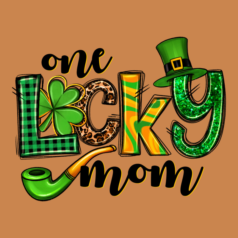 One Lucky Mom St. Patrick's Heavyweight Hoodie by OliviaCreatesArt | Teevron