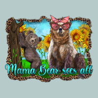 Mama Bear Sees All With Sunflowers Heavy Core Tee | Teevron
