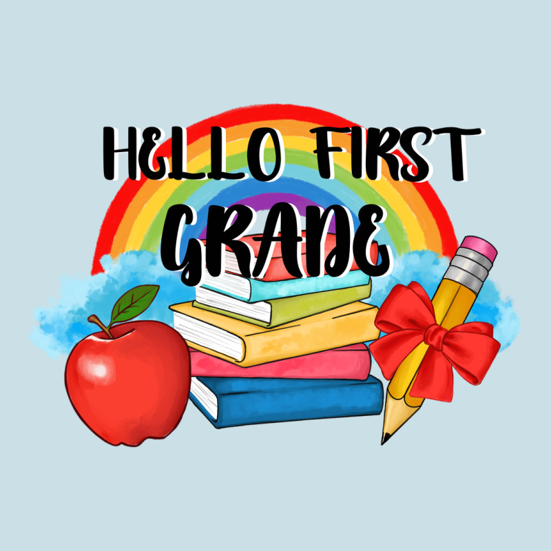 Back To School Hello First Grade 3200x2400 Ladies Tee by AdoDesignShop | Teevron