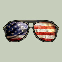 Amerıcan Flag Glasses Long Sleeve Tee | Teevron