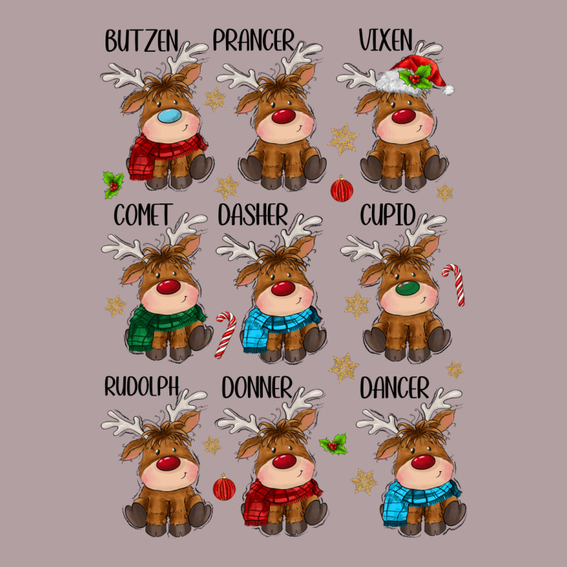 Christmas Reindeers Vintage Hoodie by MaliasSmallBusiness | Teevron