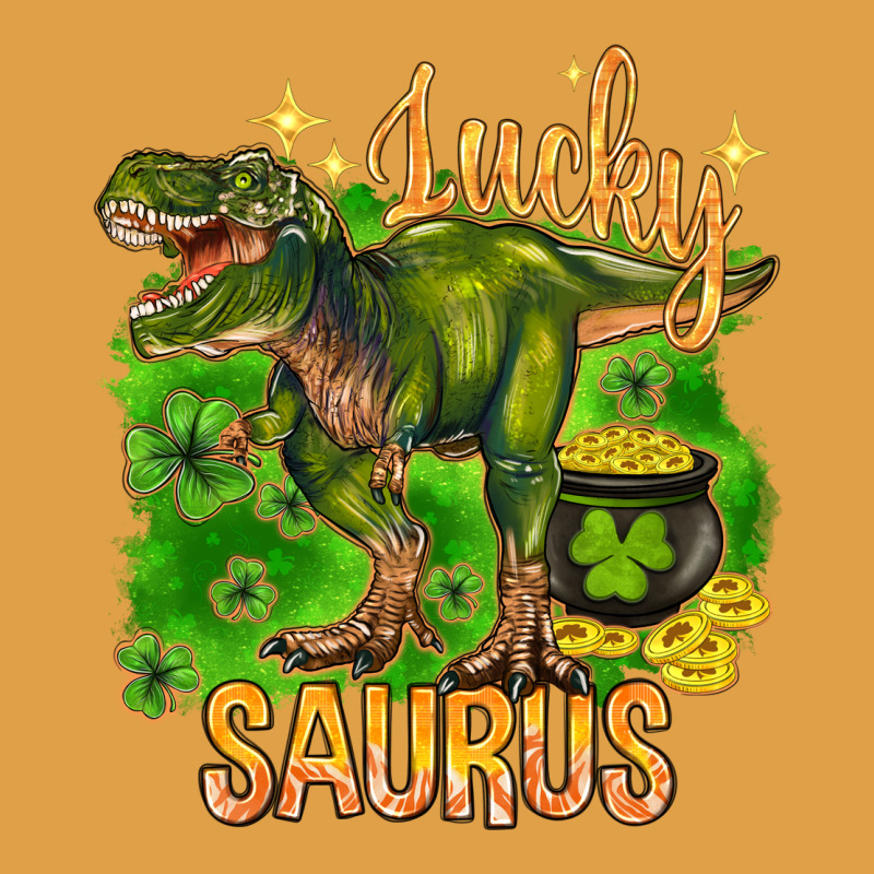 St. Patrick's Day Lucky Saurus Premium Hoodie by HowdyJamesFarm | Teevron