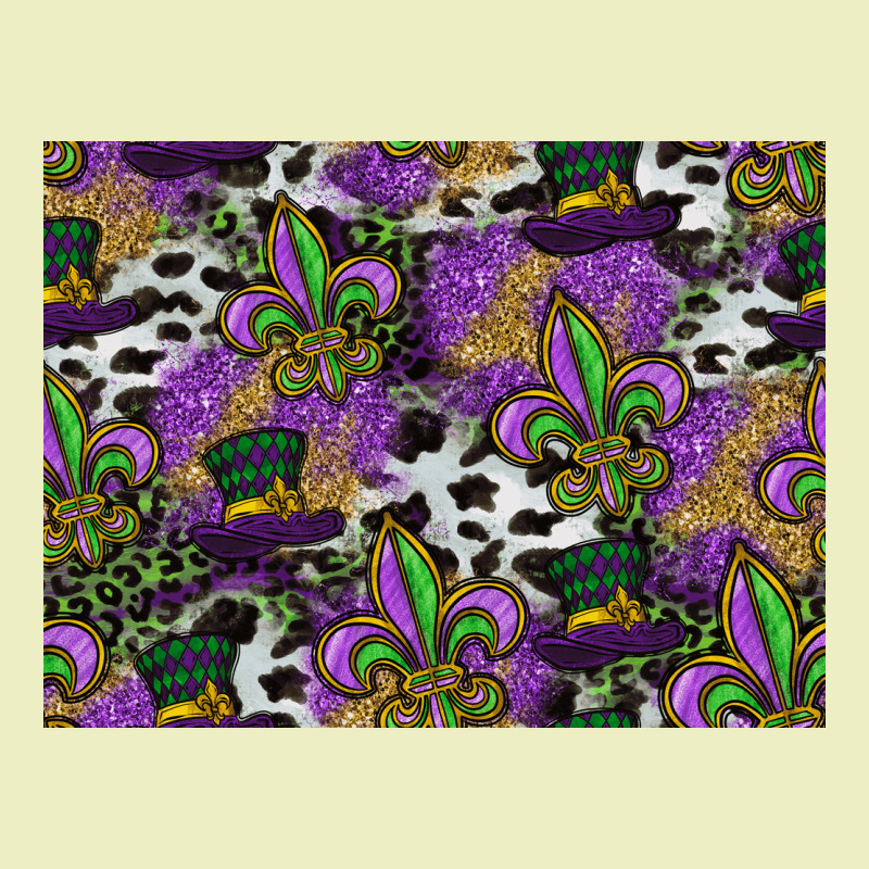 Mardi Gras Celebration Pattern Urban Hoodie by CowhideDigitalArt | Teevron
