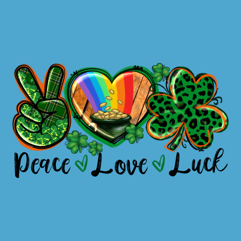 Peace Love St. Patrick's Day Premium Hoodie by CowGirlArtShop | Teevron