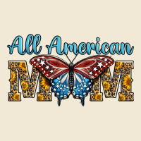 All American Mom American Flag Butterfly Premium Tee | Teevron