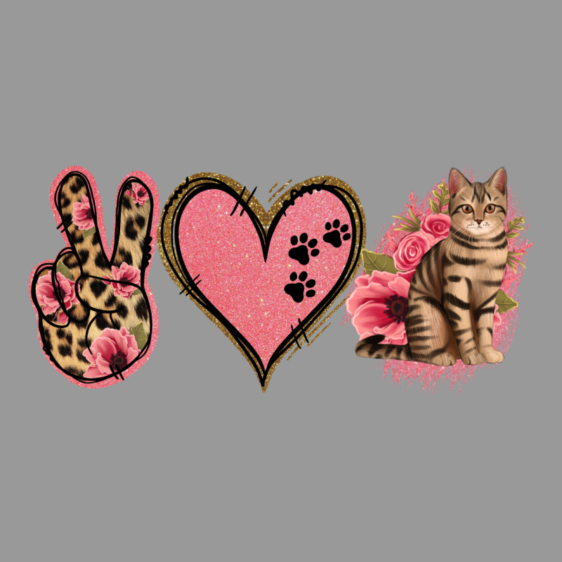 Peace Love Cats Vintage Hoodie by Jasminsmagicworld | Teevron