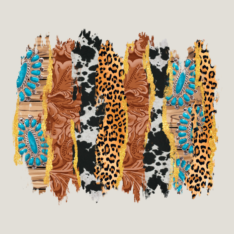 Western Brushstrokes Heavy Core Tee by AdoDesignShop | Teevron