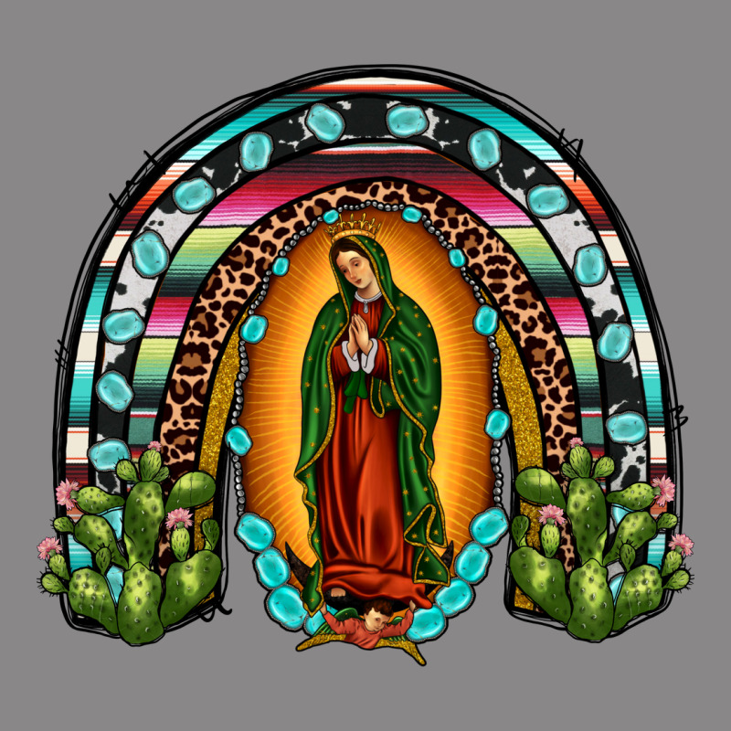 Our Lady Of Guadalupe Rainbow Vintage Tee by JahusDesignShop | Teevron