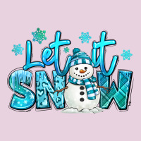 Let It Snow Winter Snowman Classic Tee | Teevron