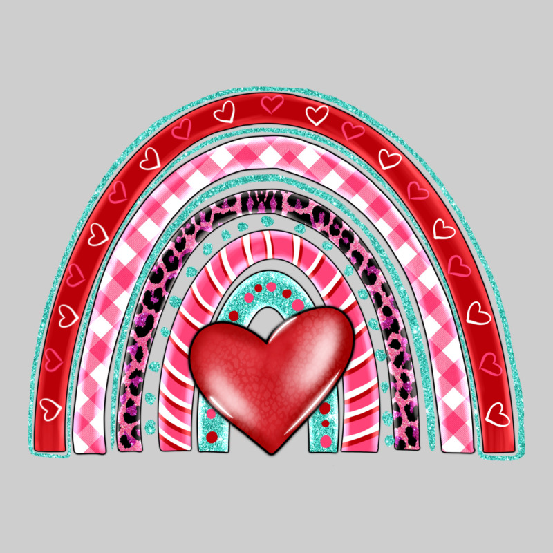Valentine's Day Rainbow Premium Tee by BarkalooDesign | Teevron