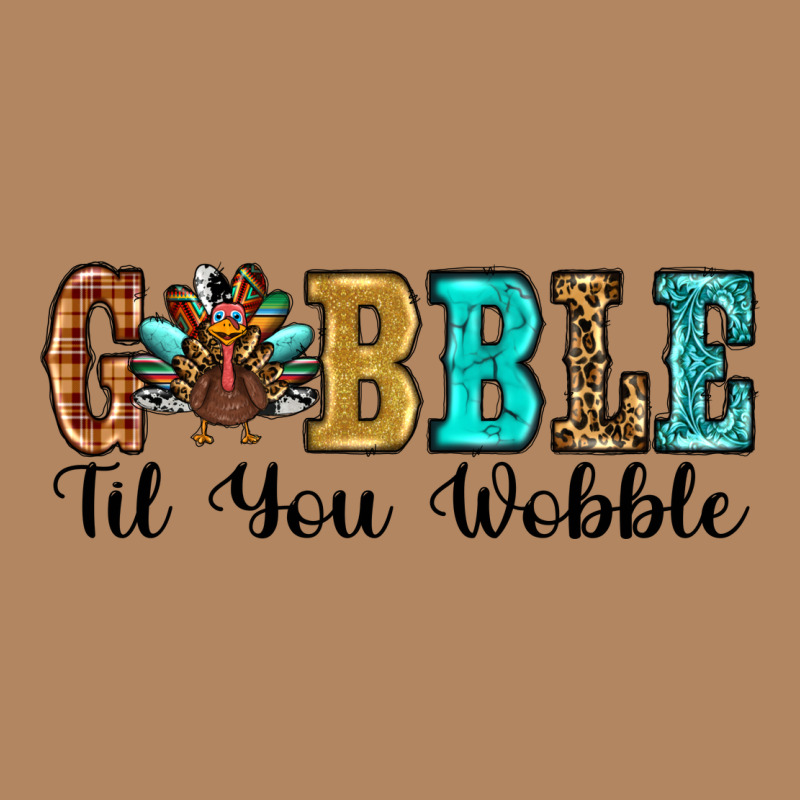 Gobble Til You Wobble Thanksgiving Turkey Long Sleeve Tee by RanaPortraitStore | Teevron