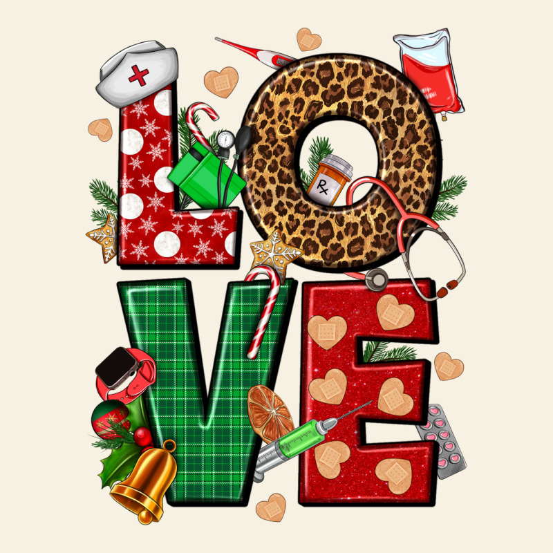 Love Nurse Christmas Vintage Tee by NancyCooperArtShop | Teevron
