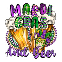 Mardi Gras And Beer Zipper Hoodie | Teevron
