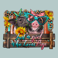 Just A Girl Who Loves Pigs Heavy Core Tee | Teevron