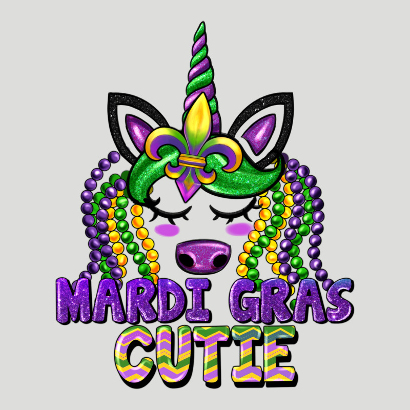 Mardi Gras Cutie Unicorn Zipper Hoodie by CowGirlArtShop | Teevron