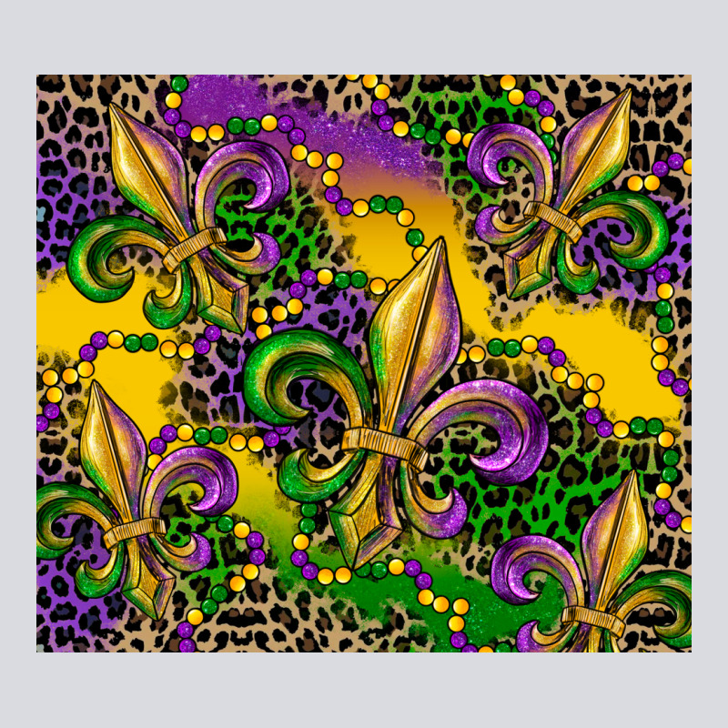 Mardi Gras Fleur De Lis Zipper Hoodie by CowGirlArtShop | Teevron