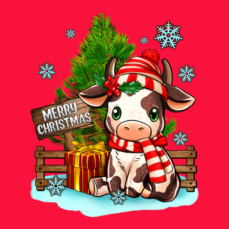 Merry Christmas Cow Classic Tee by MaliasSmallBusiness | Teevron