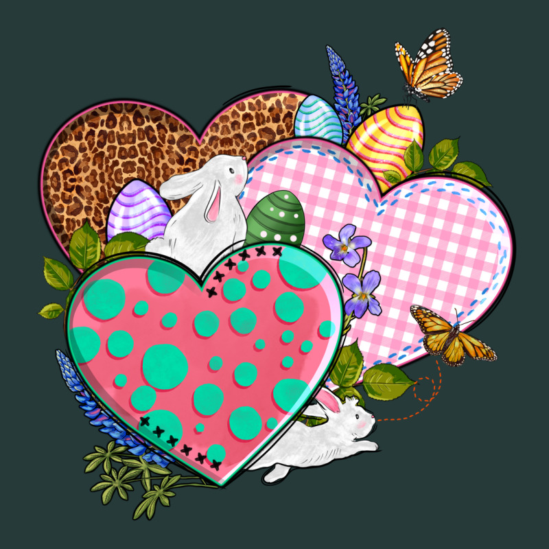 Easter Day Western Easter Hearts Premium Sweatshirt by OliviaCreatesArt | Teevron
