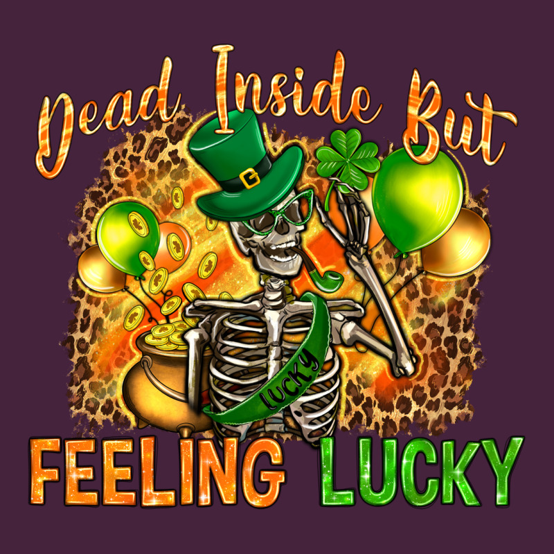 Dead Inside But Feeling Lucky Premium Tee by NancyCooperArtShop | Teevron