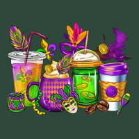 Mardi Gras Coffee Cups Cowgirl Zipper Hoodie | Teevron
