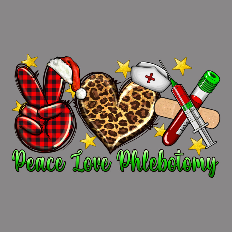 Peace Love Phlebotomy Christmas Vintage Tee by NancyCooperArtShop | Teevron