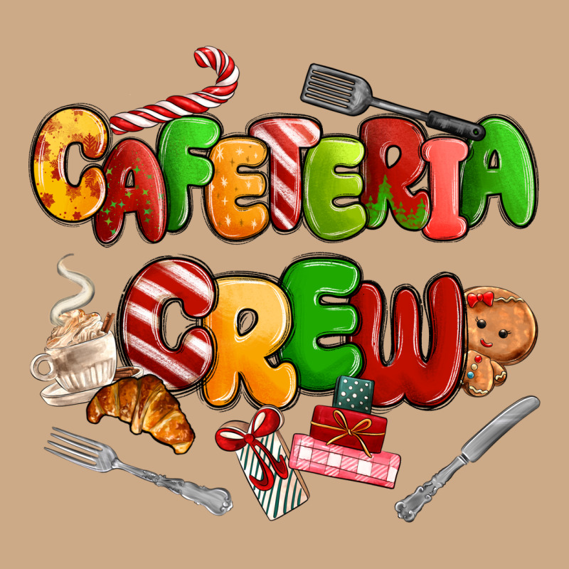 Christmas Cafeteria Crew Vintage Hoodie by MaliasSmallBusiness | Teevron