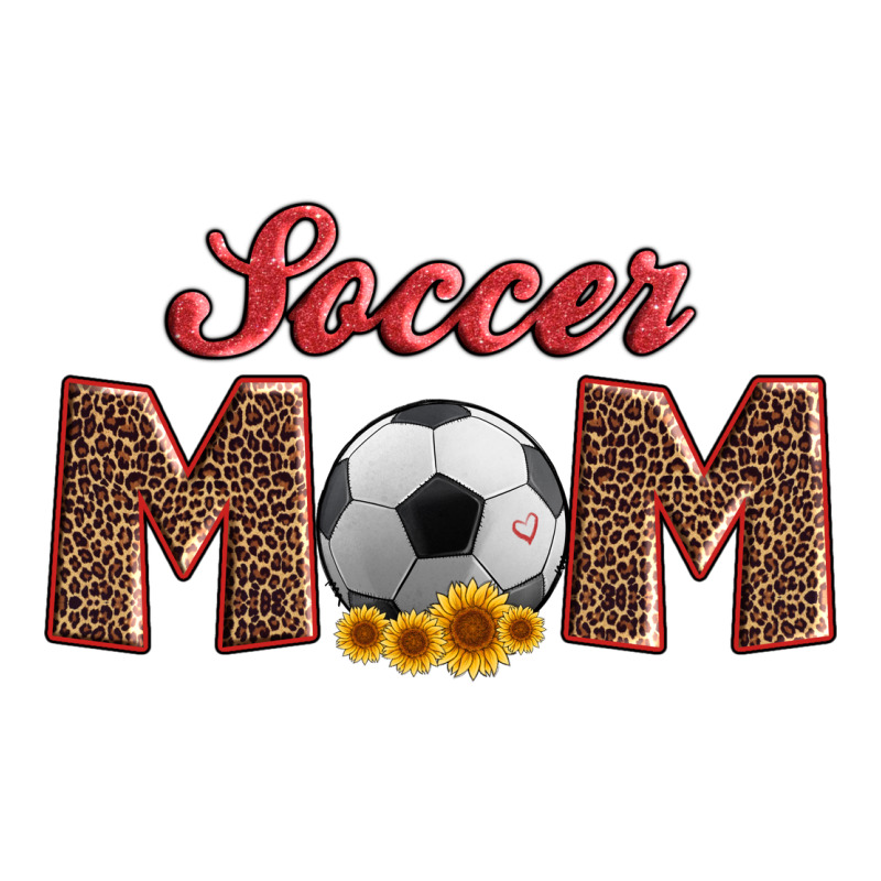 Soccer Mom With Ball And Sunflower Ladies Tee by Artiststas | Teevron
